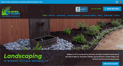 Desktop Screenshot of bladesofglorylandscaping.com